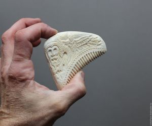 Гребень из рога лося "Викинг" недорого купить