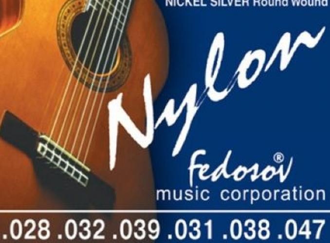 Струны NICKEL SILVER Round Wound  ( .028 - .047, нейлон, навивка - мельхиор)0
