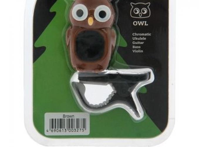 Хроматический тюнер-клипса G.A.S. OWL (Brown)