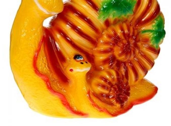 Садовая фигура Задумчивая улитка глянец