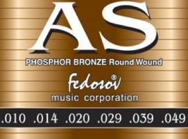 Струны PHOSPHORBRONZE Round Wound Extra Light ( .010-.049, 6 стр., бронзовая навивка на граненом кер