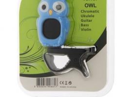 FLIGHT OWL BLUE тюнер хроматический, сова, цвет голубой