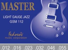 Струны GOLD STAR MASTER Light Gauge Jazz  ( .012 - .055, навивка - нерж. сплав на граненом керне)0