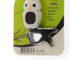 FLIGHT OWL WHITE тюнер хроматический, сова, цвет белый