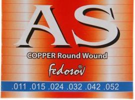 Струны COPPER Round Wound Light ( .011-.052, 6-стр., медная навивка на граненом керне)