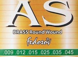 Струны BRASS Round Wound Super Light ( .009-.045, 6 стр., латунная навивка на граненом керне)0   186