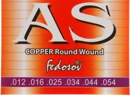 Струны COPPER Round Wound Medium Light ( .012-.054, 6-стр., медная навивка на граненом керне)   1453