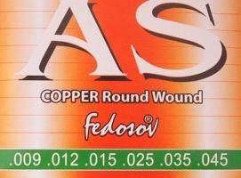 Струны COPPER Round Wound Super Light ( .009-.045, 6-стр., медная навивка на граненом керне)0   1864