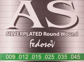Струны SILVERPLATED Round Wound Super Light ( .009-.045, 6 стр., навивка из посеребр. меди на гранен