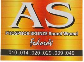 Струны PHOSPHORBRONZE Round Wound Extra Light ( .010-.049, 6 стр., бронзовая навивка на граненом кер