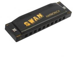 Губная гармоника Swan SW1020-3 (NH13-417C), чёрная