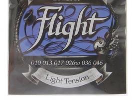 Струны FLIGH для электрогитары, 10-46, натяжение Light, сталь, обмотка никель
