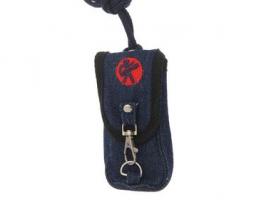 Губная гармошка Hohner Traveller в джинсовой сумочке с ремешком